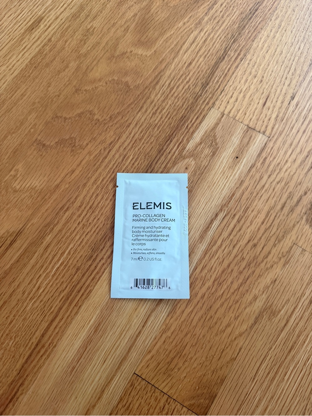 Elemis pro-collagen marine body cream body moisturizer sample